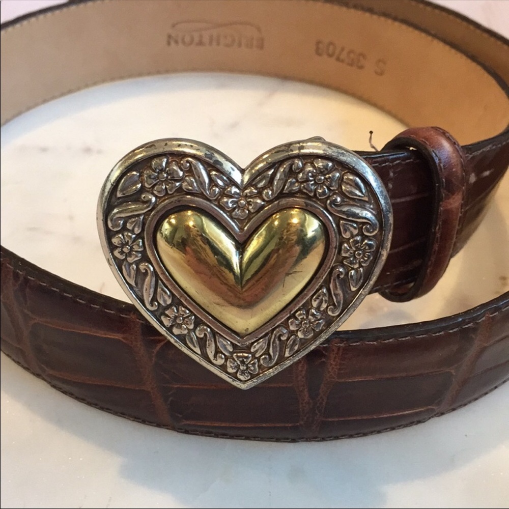Sale! Brighton leather heart belt - Picture 4 of 9